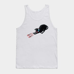 Black Cat Hissing Tank Top